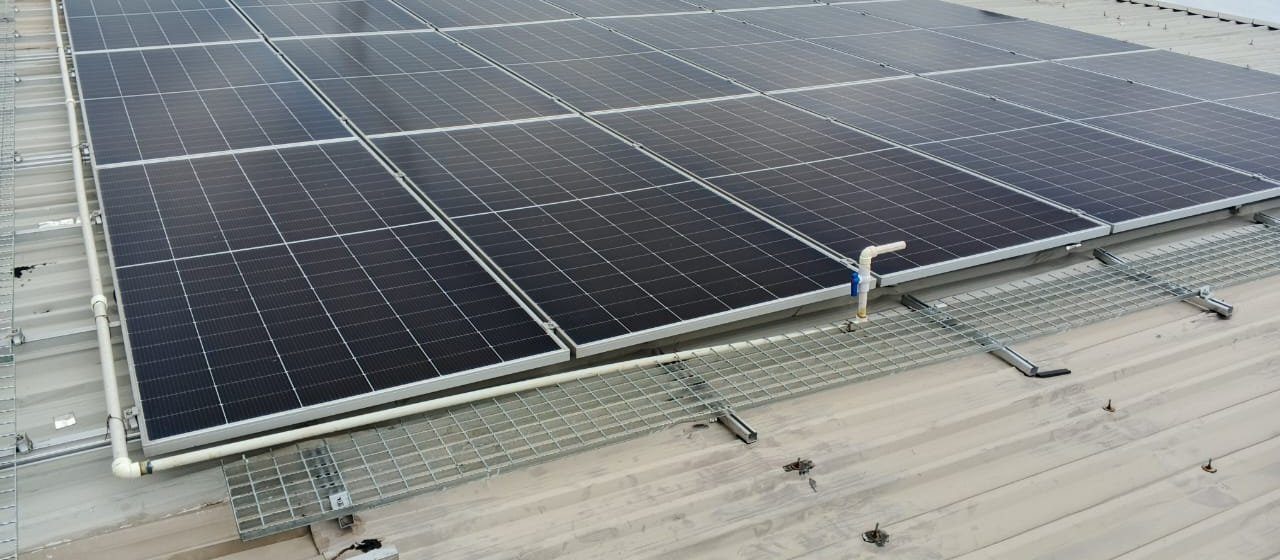Rooftop solar at a medical warehouse in Abuja
