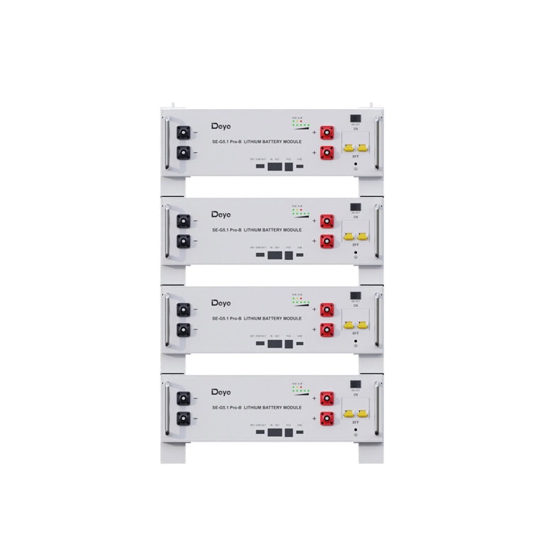Deye SE-G5.1 Pro-B rack lithium battery, front view